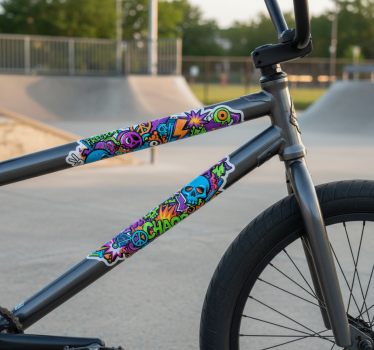 Calca para bicicleta estilo de pegatinas juvenil - TenVinilo