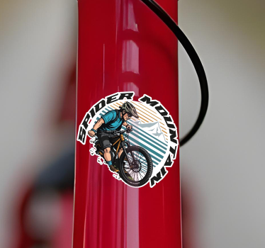 Calca para bicicleta montaña araña - TenVinilo
