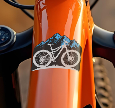 Calca para bicicleta montaña azul - TenVinilo