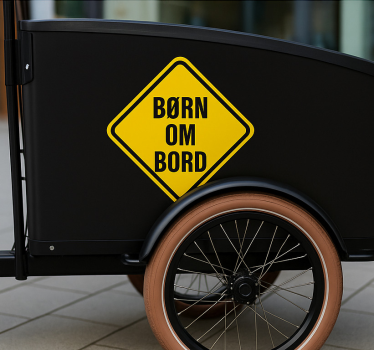 Calca para bicicleta nacido a bordo - TenVinilo