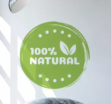 Frase vinilo pared vegano 100% natural - TenVinilo