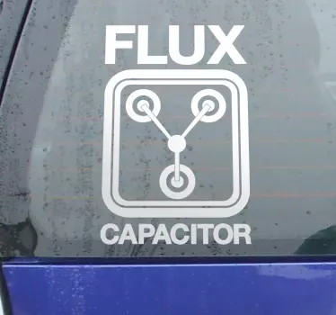 Pegatina icono condensador de fluzo - TenVinilo