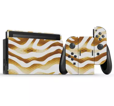 Pegatina nintendo patrón geométrico para laptop - TenVinilo