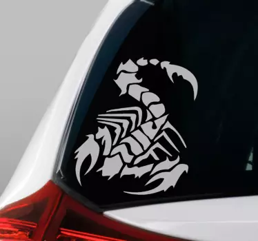 Pegatina para auto de escorpión - TenVinilo