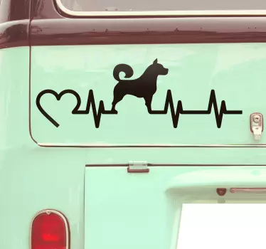 Vinilo para coche Electro perro - TenVinilo