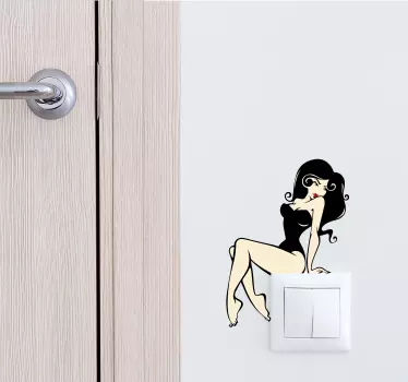 Pegatinas para interruptor pinup - TenVinilo