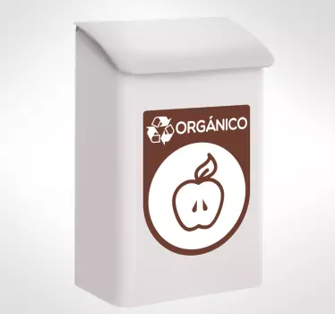 Pegatinas reciclaje orgánico - TenVinilo