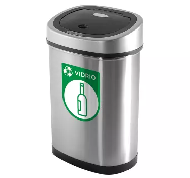 Pegatinas reciclaje vidrio - TenVinilo