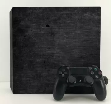 Skin ps4 diseño texturizado negro - TenVinilo