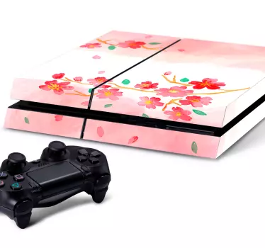 Vinilo PS4 flores de cerezo - TenVinilo