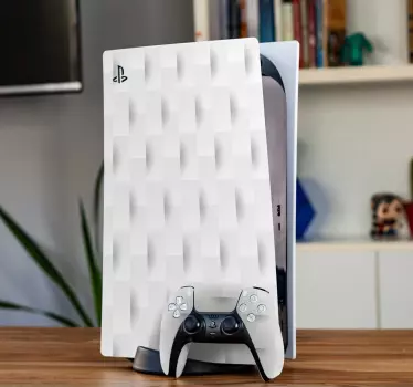 Skin ps4 funda texturizada blanca - TenVinilo