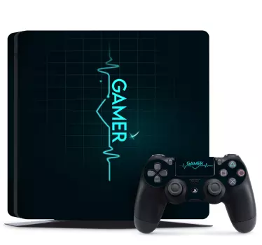 Skin ps4 latido del gamer - TenVinilo