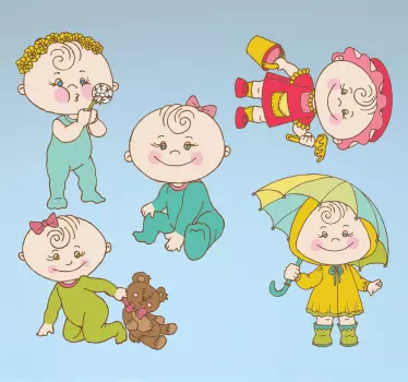 Stickers infantiles bebes - TenVinilo