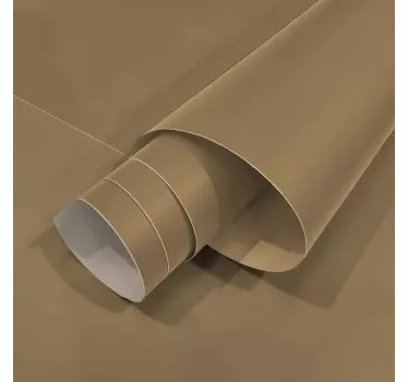 Vinilo para mueble mate beige marrón - TenVinilo