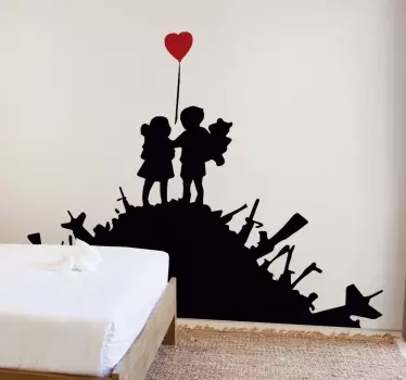 Vinilo arte para pared para niños banksy - TenVinilo