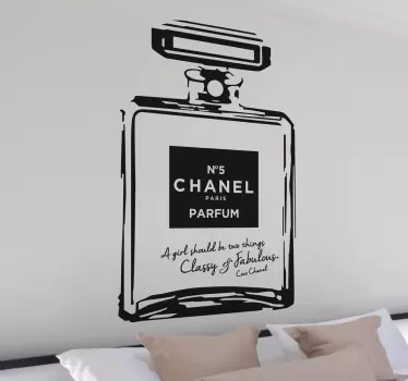 Vinilo botella perfume Chanel 5 - TenVinilo