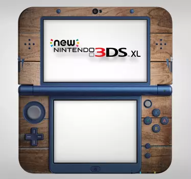 Vinilo ornamental madera nintendo - TenVinilo