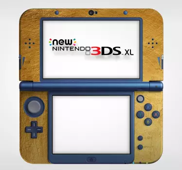 Vinilo ornamental textura oro nintendo - TenVinilo