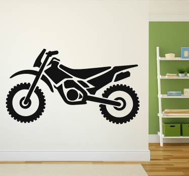 Vinilo de moto línea pura enduro - TenVinilo
