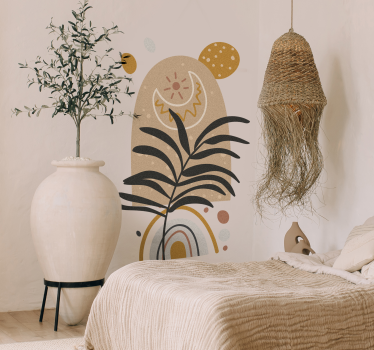 Vinilo planta planta estilo boho - TenVinilo