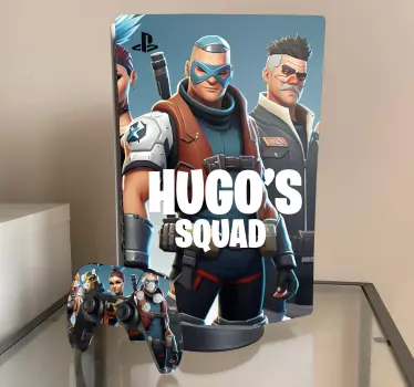 Vinilo videojuego escuadrón personalizado - TenVinilo