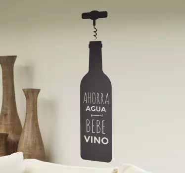 Vinilo para cocina ahorra agua - TenVinilo