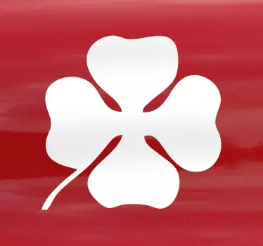 Vinilo coche Alfa Romeo trébol - TenVinilo