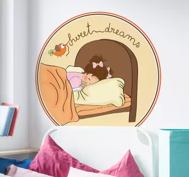 Vinilo decorativo cabecero sweet dreams - TenVinilo