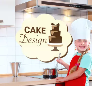Vinilo decorativo cake design - TenVinilo
