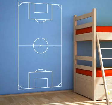 Vinilo decorativo campo de fútbol - TenVinilo