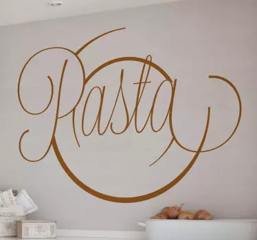 Vinilo decorativo cocina pasta - TenVinilo