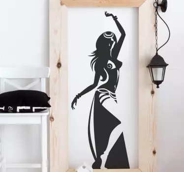 Vinilo decorativo danza sensual - TenVinilo