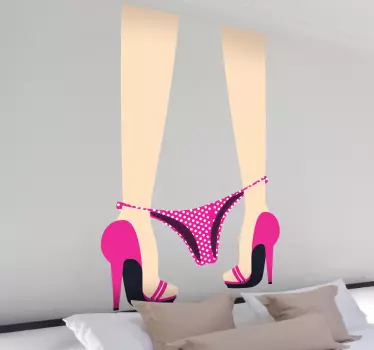 Vinilo decorativo descuido - TenVinilo