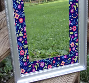 Vinilo decorativo de hermosas flores - TenVinilo