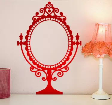Vinilo decorativo espejo vintage - TenVinilo