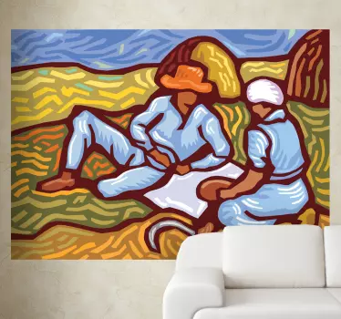 Vinilo decorativo estilo Van Gogh - TenVinilo