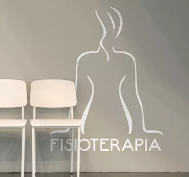 Vinilo decorativo fisioterapia - TenVinilo
