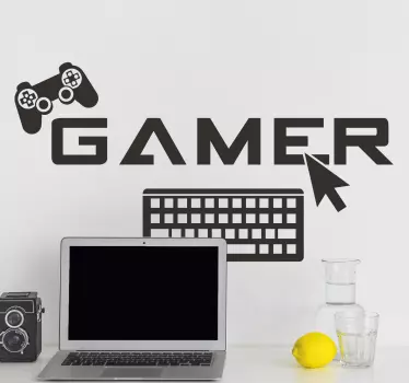 Vinilo decorativo gamer  - TenVinilo