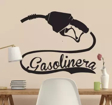 Vinilo decorativo gasolinera - TenVinilo