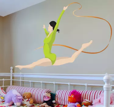 Vinilo decorativo gimnasta - TenVinilo