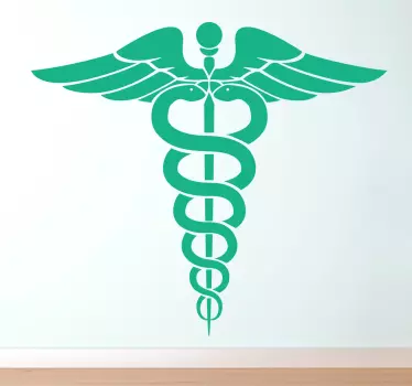 Vinilo decorativo icono medicina - TenVinilo