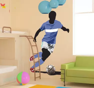 Vinilo decorativo jugador fútbol - TenVinilo