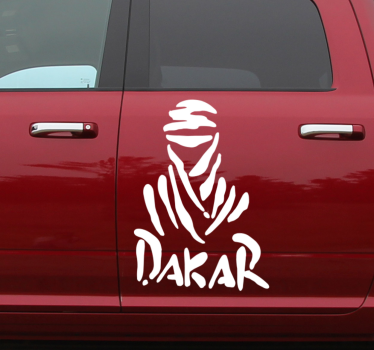 Vinilo coche logo Dakar - TenVinilo