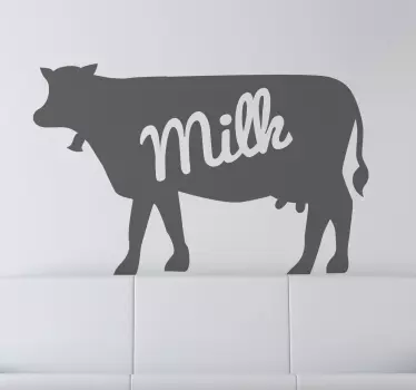 Vinilo decorativo logo vaca lechera - TenVinilo