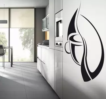 Vinilo decorativo logotipo infusión - TenVinilo