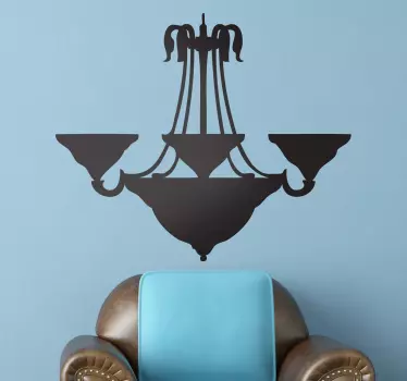 Vinilo decorativo luz de techo - TenVinilo
