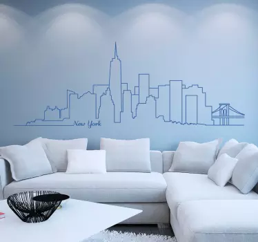 Vinilo decorativo Manhattan - TenVinilo