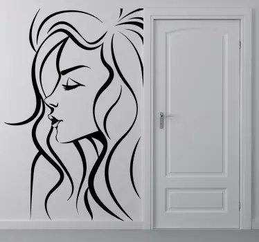 Vinilo decorativo mujer - TenVinilo
