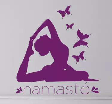 Vinilo decorativo namasté - TenVinilo