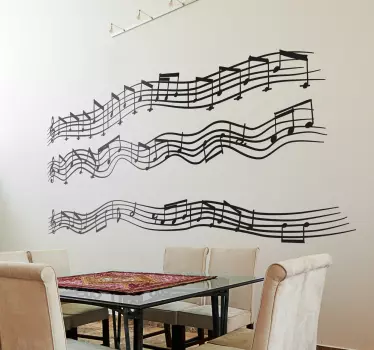 Vinilo decorativo partitura Imagine - TenVinilo